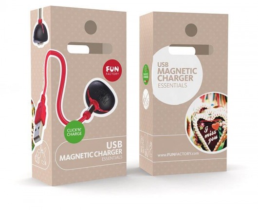 Зарядное устройство USB Magnetic Charger для вибраторов Fun Factory - Fun Factory - купить с доставкой в Санкт-Петербурге