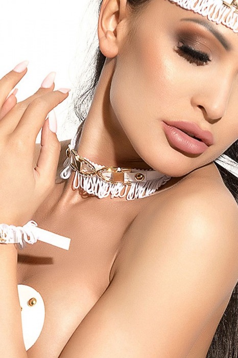 Чокер с золотистыми элементами Arabesque - Me Seduce купить с доставкой