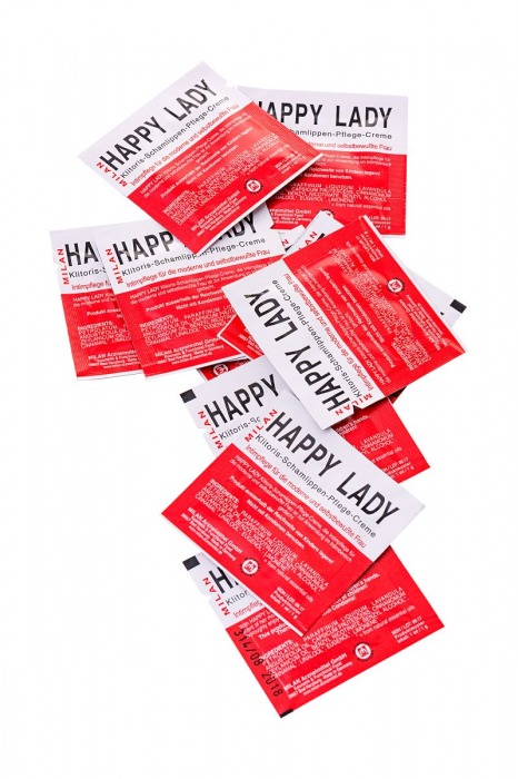 Набор из 10 пробников крема для усиления возбуждения у женщины Happy Lady - Milan Arzneimittel GmbH - купить с доставкой в Санкт-Петербурге