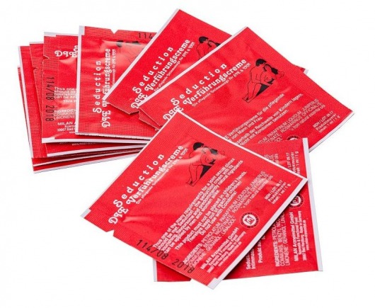 Набор из 10 пробников возбуждающего интимного крема для мужчин и женщин Seduction - Milan Arzneimittel GmbH - купить с доставкой в Санкт-Петербурге