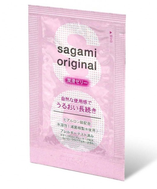 Пробник гель-смазки на водной основе Sagami Original - 3 гр. - Sagami - купить с доставкой в Санкт-Петербурге