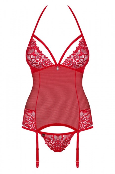 Сексуальный корсаж с кружевами - Obsessive купить с доставкой