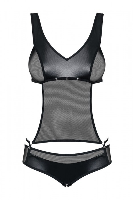 Сексуальное боди из полупрозрачного материала - Obsessive купить с доставкой