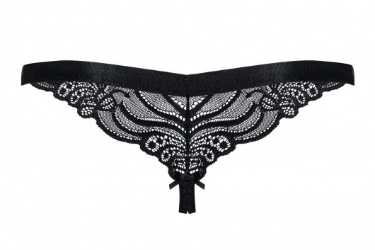 Кружевные открытые трусики - Obsessive купить с доставкой