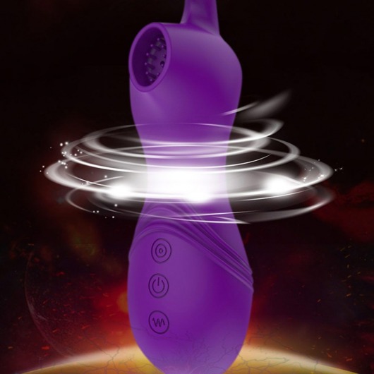Фиолетовый вакуумный бесконтактный стимулятор-вибратор Venera - RestArt