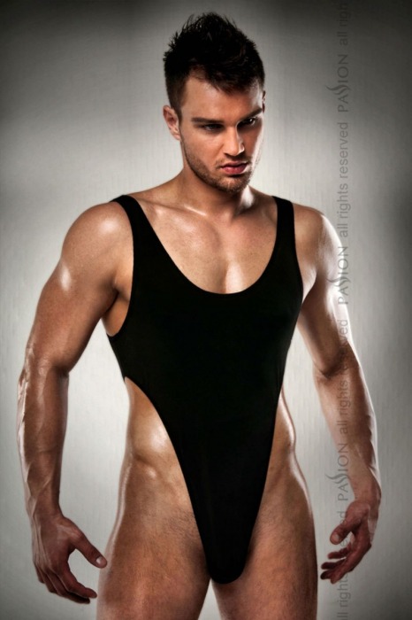 Облегающее мужское боди с открытыми ягодицами - Passion купить с доставкой
