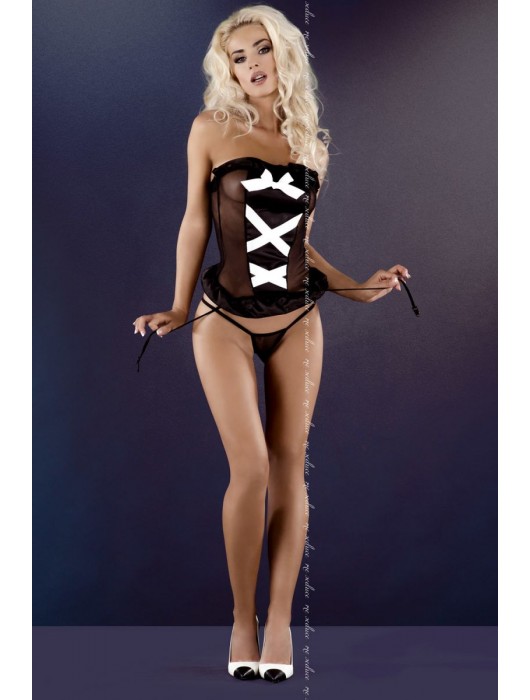 Корсаж Dominique с фальш-шнуровкой из лент - Me Seduce купить с доставкой