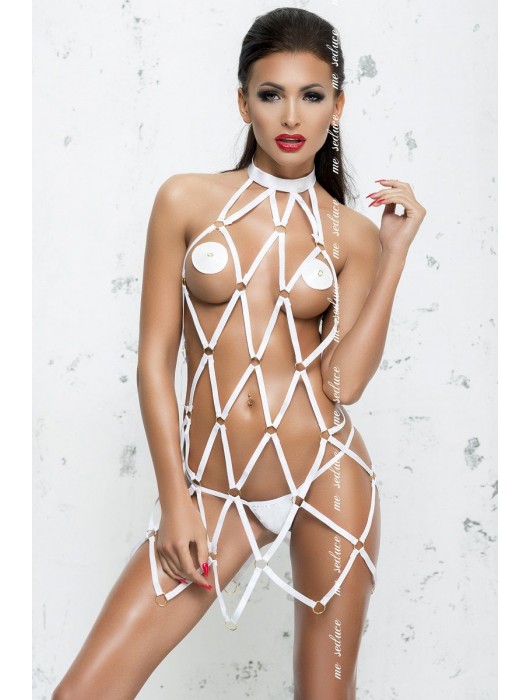 Платье Anita в виде сетки из стреп-лент (большой размер) - Me Seduce купить с доставкой