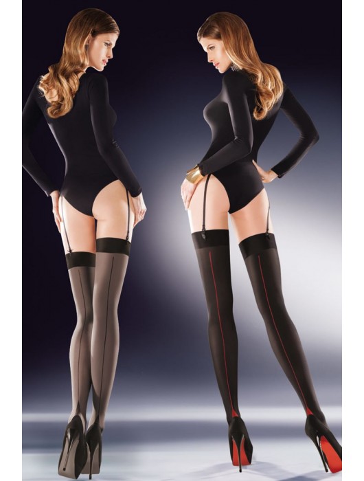 Чулки с кубинской пяточкой и стрелкой Cruze - Gabriella купить с доставкой