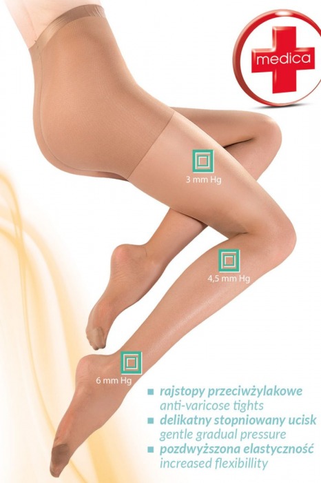 Колготки с антицеллюлитным эффектом Medica Relax 40 den Neutro - Gabriella купить с доставкой
