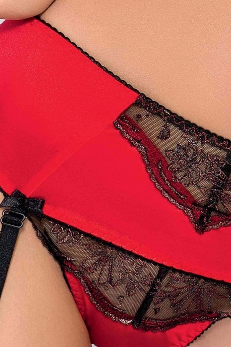 Ультра соблазнительный комплект с открытым лифом Brida (большой размер) - Passion купить с доставкой