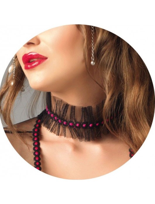 Повязка на шею из сетки с ярким стежком - Me Seduce купить с доставкой