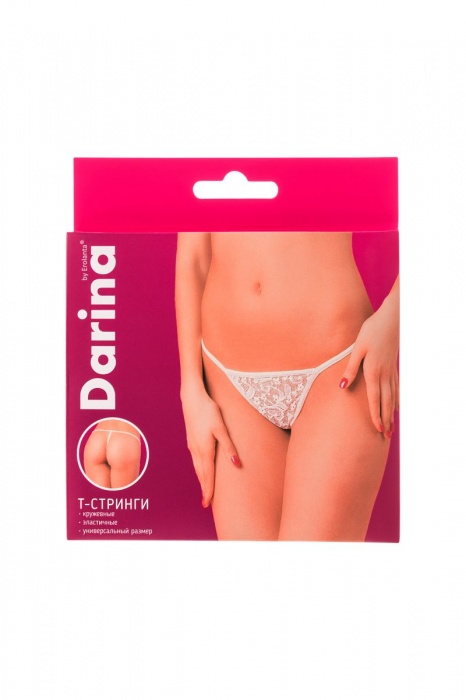 Кружевные нежные Т-стринги - Erolanta купить с доставкой