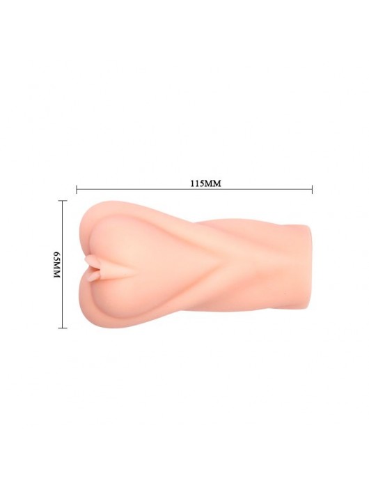 Мастурбатор-вагина Crazy Bull Heart Shape с эффектом смазки - Baile - в Санкт-Петербурге купить с доставкой