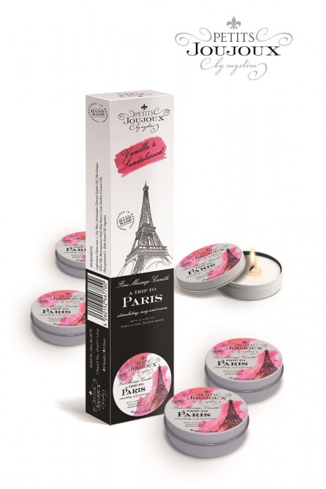 Набор из 5 свечей Petits Joujoux Paris с ароматом ванили и сандала - MyStim - купить с доставкой в Санкт-Петербурге