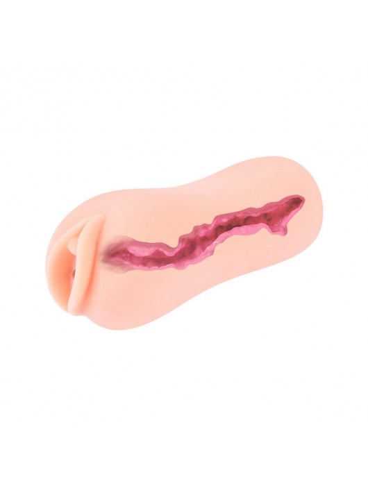 Мастурбатор-вагина Sanda с рельефным тоннелем - KOKOS - в Санкт-Петербурге купить с доставкой