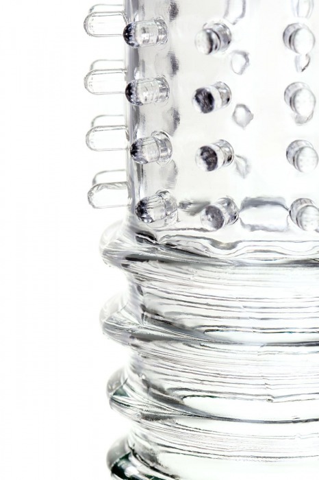 Прозрачная насадка на пенис TOYFA A-Toys с расширенной головкой - 15,3 см. - A-toys - в Санкт-Петербурге купить с доставкой