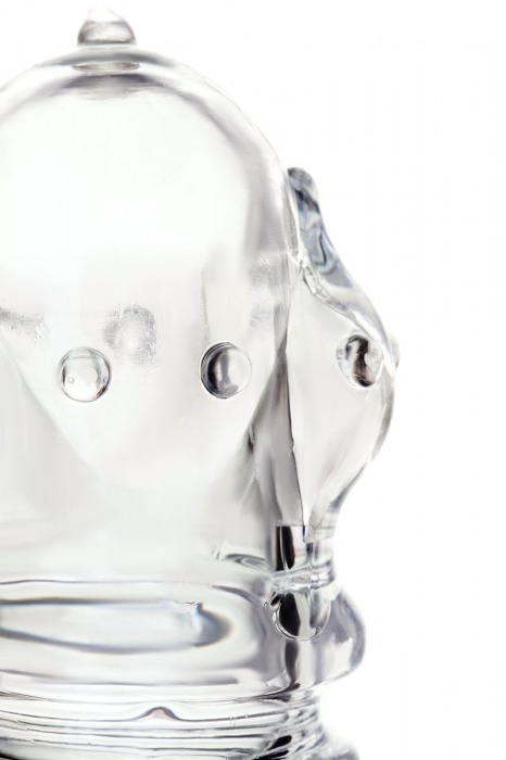 Прозрачная насадка на пенис TOYFA A-Toys с расширенной головкой - 15,3 см. - A-toys - в Санкт-Петербурге купить с доставкой