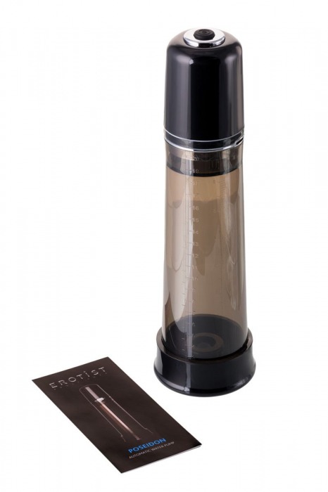 Чёрная гидропомпа Poseidon - Erotist - в Санкт-Петербурге купить с доставкой