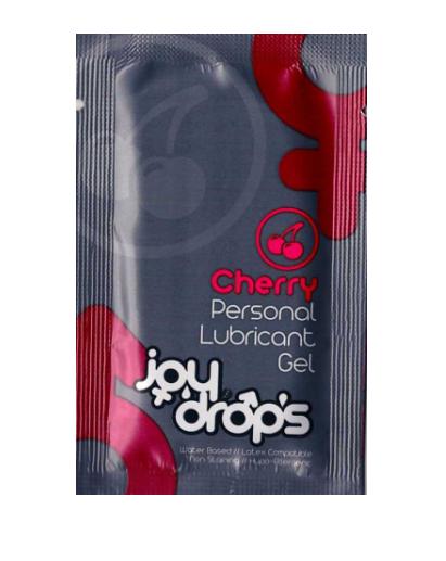 Пробник смазки на водной основе JoyDrops Cherry - 5 мл. - JoyDrops - купить с доставкой в Санкт-Петербурге