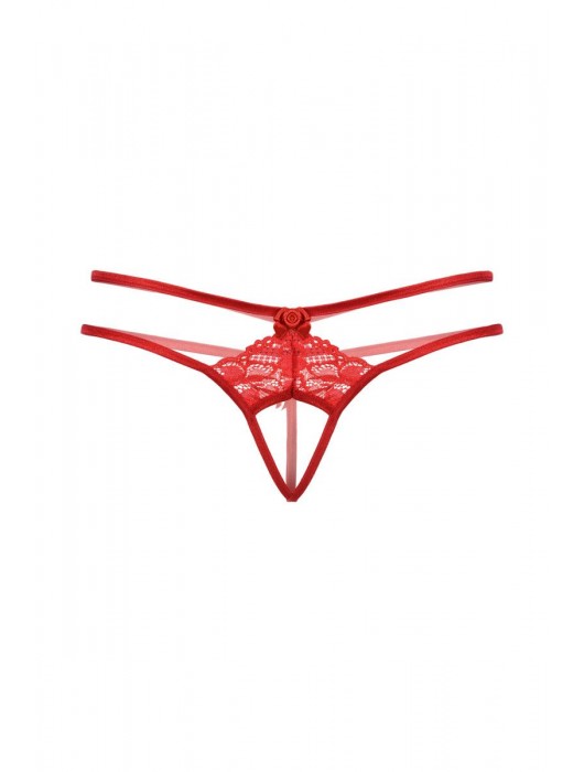 Женские трусики с кружевным рисунком и прорезью - SoftLine купить с доставкой