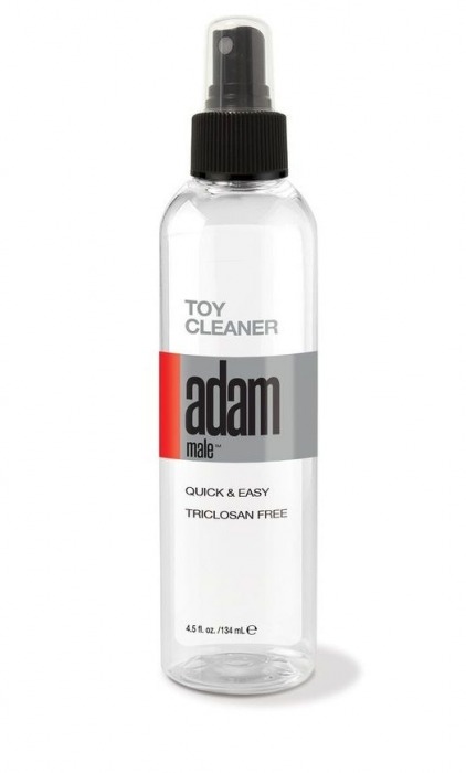 Очищающий спрей для игрушек Adam Male Adult Toy Cleaner - 134 мл. - Topco Sales - купить с доставкой в Санкт-Петербурге