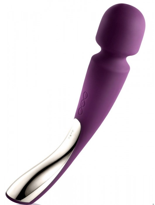 Большой профессиональный массажер Smart Wand Large фиолетового цвета - Lelo