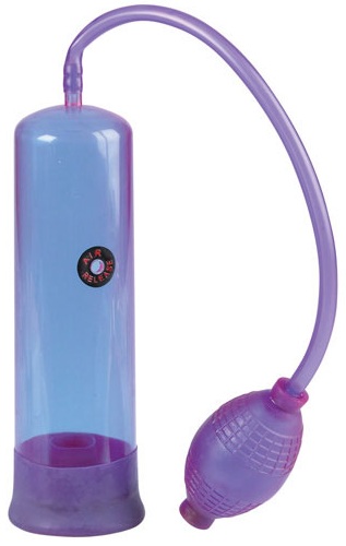 Фиолетовая вакуумная помпа E-Z Pump - California Exotic Novelties - в Санкт-Петербурге купить с доставкой
