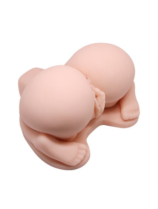 Реалистичная попка с 2 любовными тоннелями и вибрацией - Baile - в Санкт-Петербурге купить с доставкой