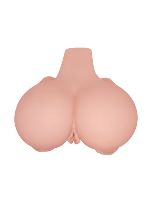 Реалистичная попка с 2 любовными тоннелями и вибрацией - Baile - в Санкт-Петербурге купить с доставкой