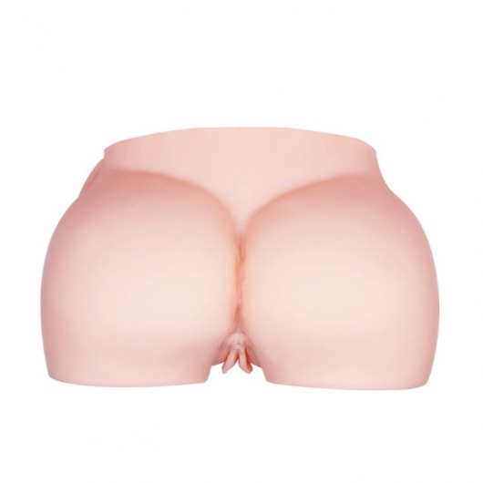 Телесный мастурбатор с двумя любовными тоннелями и вибрацией - Baile - в Санкт-Петербурге купить с доставкой