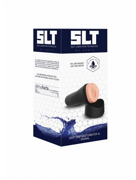 Мастурбатор-вагина Self Lubrication Easy Grip Masturbator XL Vaginal - Shots Media BV - в Санкт-Петербурге купить с доставкой