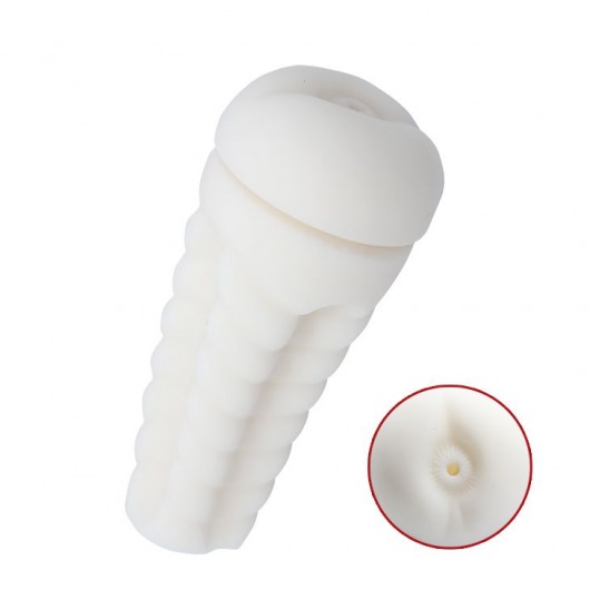 Мастурбатор-анус в золотистой колбе с крышечкой - Baile - в Санкт-Петербурге купить с доставкой