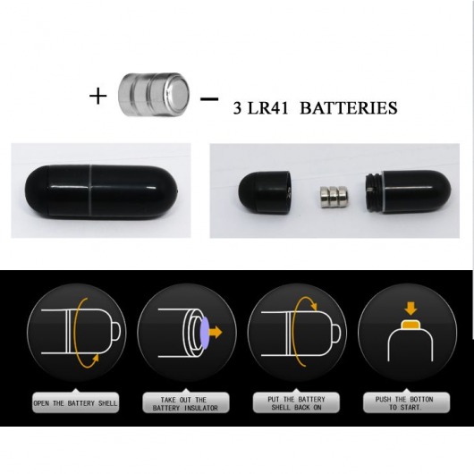 Чёрное эрекционное кольцо с вибрацией и щеточкой для клитора - Baile - в Санкт-Петербурге купить с доставкой