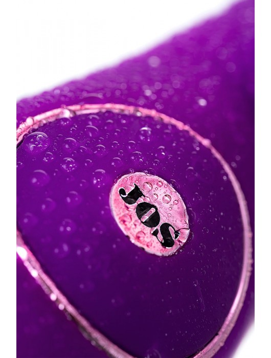 Фиолетовый вибратор с вакуумной стимуляцией клитора JUM - 21 см. - JOS