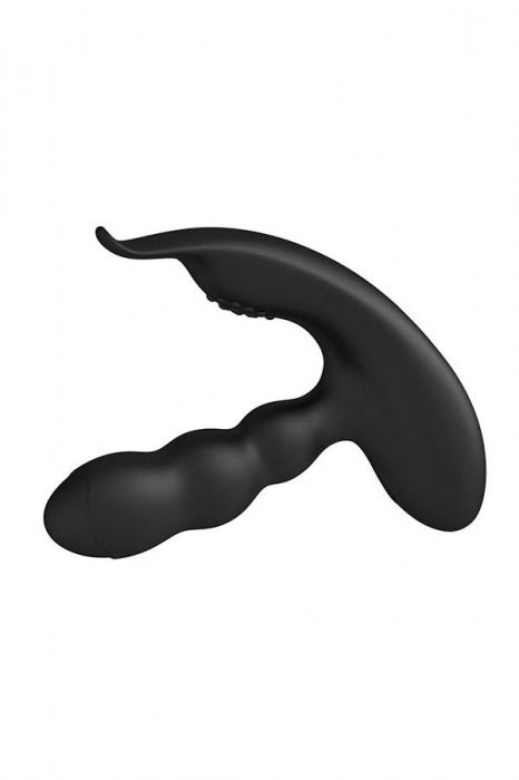 Черный стимулятор простаты Levett Jonas с пультом ДУ - Levett - в Санкт-Петербурге купить с доставкой