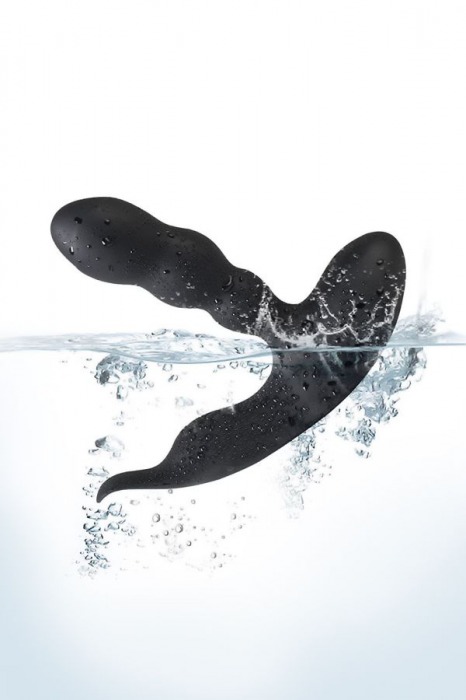 Черный стимулятор простаты Levett Jonas с пультом ДУ - Levett - в Санкт-Петербурге купить с доставкой