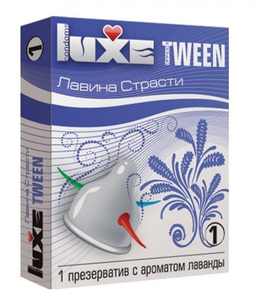 Презерватив Luxe Tween  Лавина страсти  с ароматом лаванды - 1 шт. - Luxe - купить с доставкой в Санкт-Петербурге