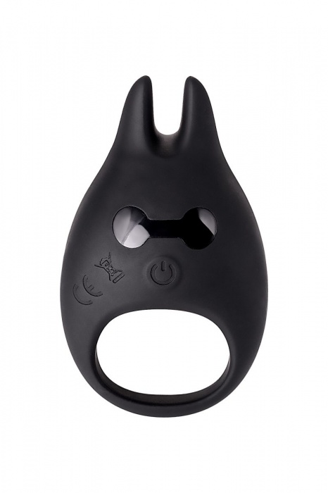 Чёрное эрекционное виброкольцо Erotist из силикона - Erotist Adult Toys - в Санкт-Петербурге купить с доставкой