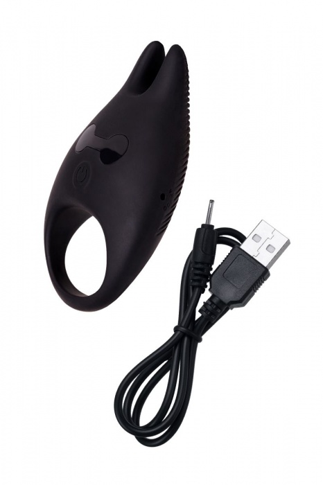 Чёрное эрекционное виброкольцо Erotist из силикона - Erotist Adult Toys - в Санкт-Петербурге купить с доставкой