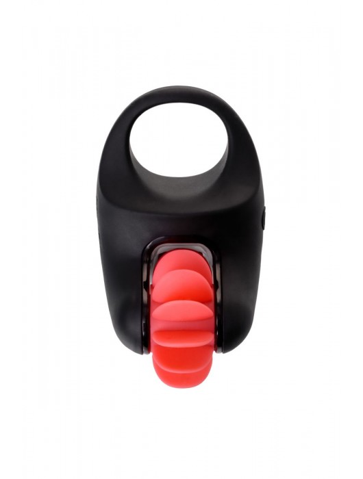 Чёрно-красное эрекционное виброкольцо Erotist - Erotist Adult Toys - в Санкт-Петербурге купить с доставкой