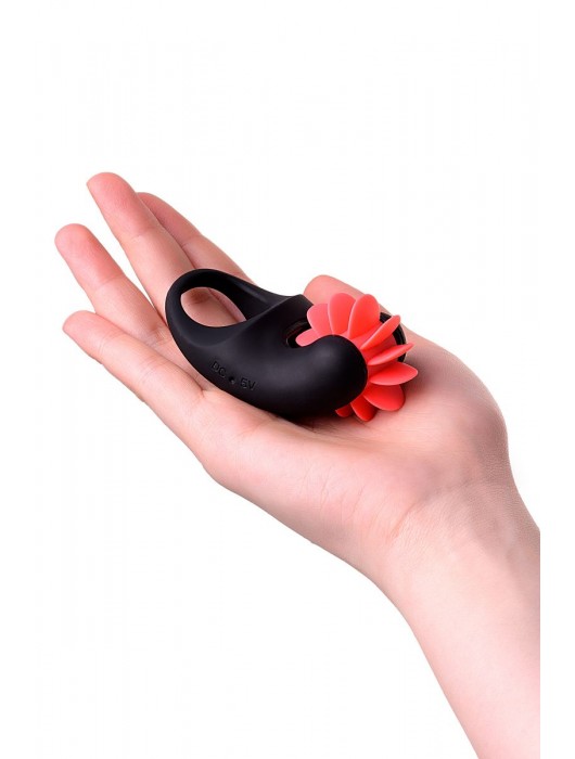 Чёрно-красное эрекционное виброкольцо Erotist - Erotist Adult Toys - в Санкт-Петербурге купить с доставкой