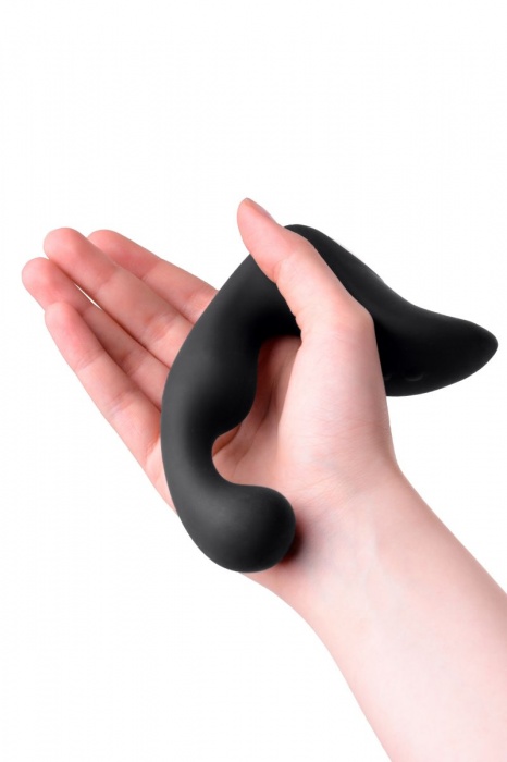 Чёрный изогнутый вибростимулятор простаты Erotist - Erotist Adult Toys - в Санкт-Петербурге купить с доставкой