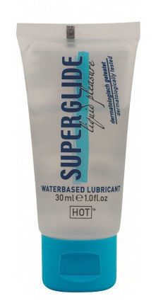 Гель-смазка на водной основе для чувствительной кожи Superglide - 30 мл. - HOT - купить с доставкой в Санкт-Петербурге