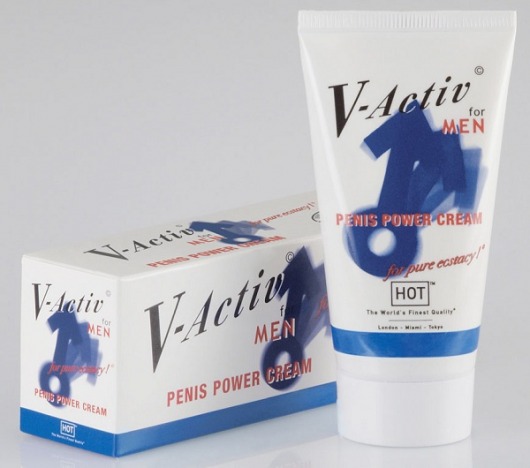 Стимулирующий крем для мужчин V-activ - 50 мл. - HOT - купить с доставкой в Санкт-Петербурге