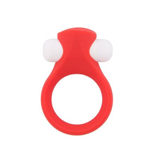 Красное эрекционное кольцо LIT-UP SILICONE STIMU RING 2 - Dream Toys - в Санкт-Петербурге купить с доставкой