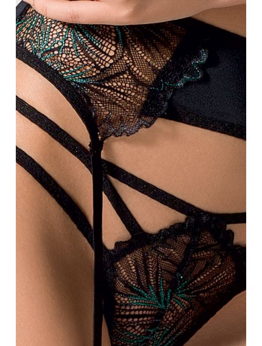 Роскошный комплект с двухцветным кружевом Floris (большой размер) - Passion купить с доставкой