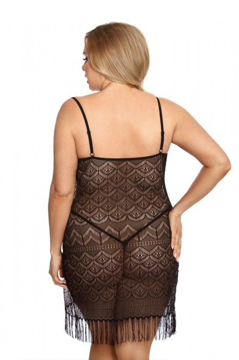 Кружевная сорочка Geali с бахромой по подолу - Anais купить с доставкой