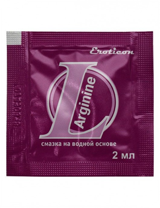 Стимулирующая гель-смазка L-Arginine - 2 мл. - Eroticon - купить с доставкой в Санкт-Петербурге