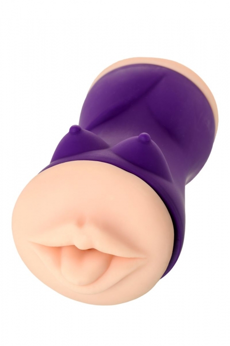 Двухсторонний мастурбатор JOS YARA в фиолетовой колбе - JOS - в Санкт-Петербурге купить с доставкой